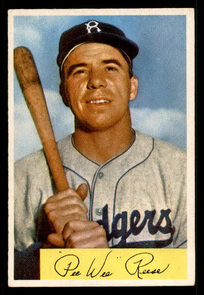 1954 Bowman Baseball #058 Pee Wee Reese Dodgers EX+/EX-MT 555821