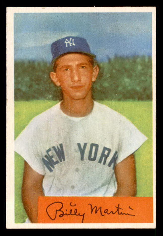 1954 Bowman Baseball #145 Billy Martin Yankees EX-MT 555828