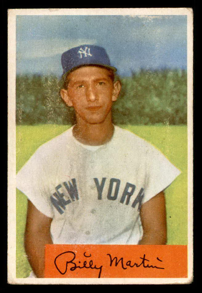 1954 Bowman Baseball #145 Billy Martin Yankees VG-EX 555829