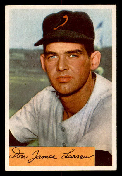 1954 Bowman Baseball #101 Don Larsen Orioles EX-MT 555831