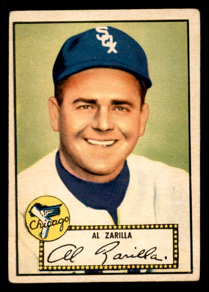 1952 Topps Baseball #070 Al Zarilla White Sox VG-EX Red 555848