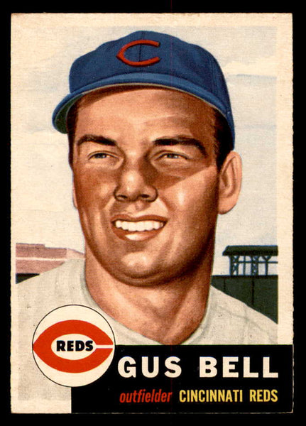 1953 Topps Baseball #118 Gus Bell Reds EX-MT 555852