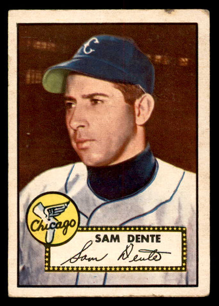 1952 Topps Baseball #304 Sam Dente White Sox VG 555854