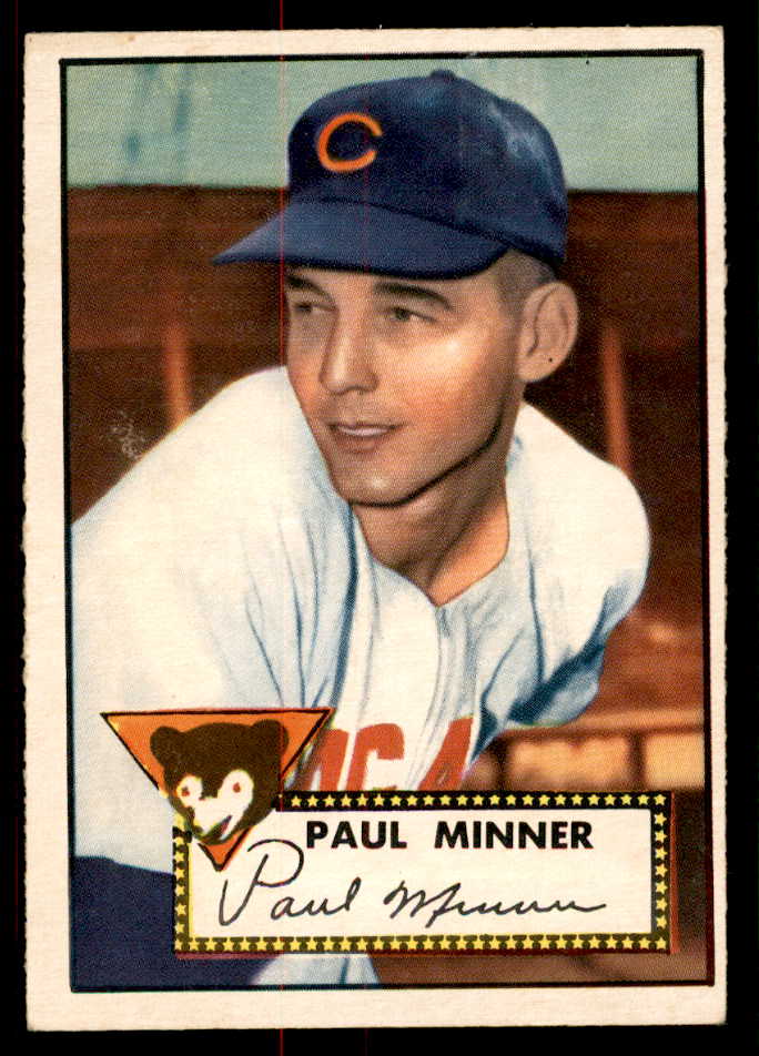 1952 Topps Baseball #127 Paul Minner Cubs EX-MT 555871
