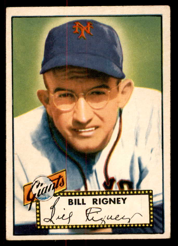1952 Topps Baseball #125 Bill Rigney Giants EX-MT 555872