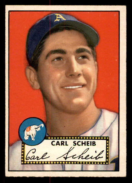 1952 Topps Baseball #116 Carl Scheib A's EX-MT 555873