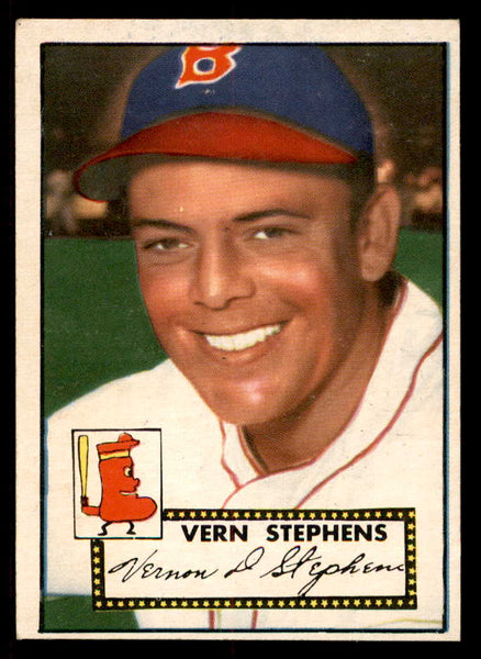 1952 Topps Baseball #084 Vern Stephens Red Sox EX-MT 555878