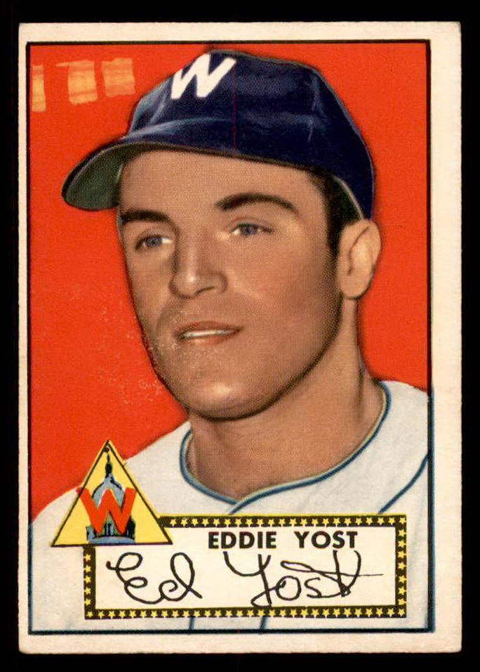 1952 Topps Baseball #123 Eddie Yost Senators EX+/EX-MT 555891