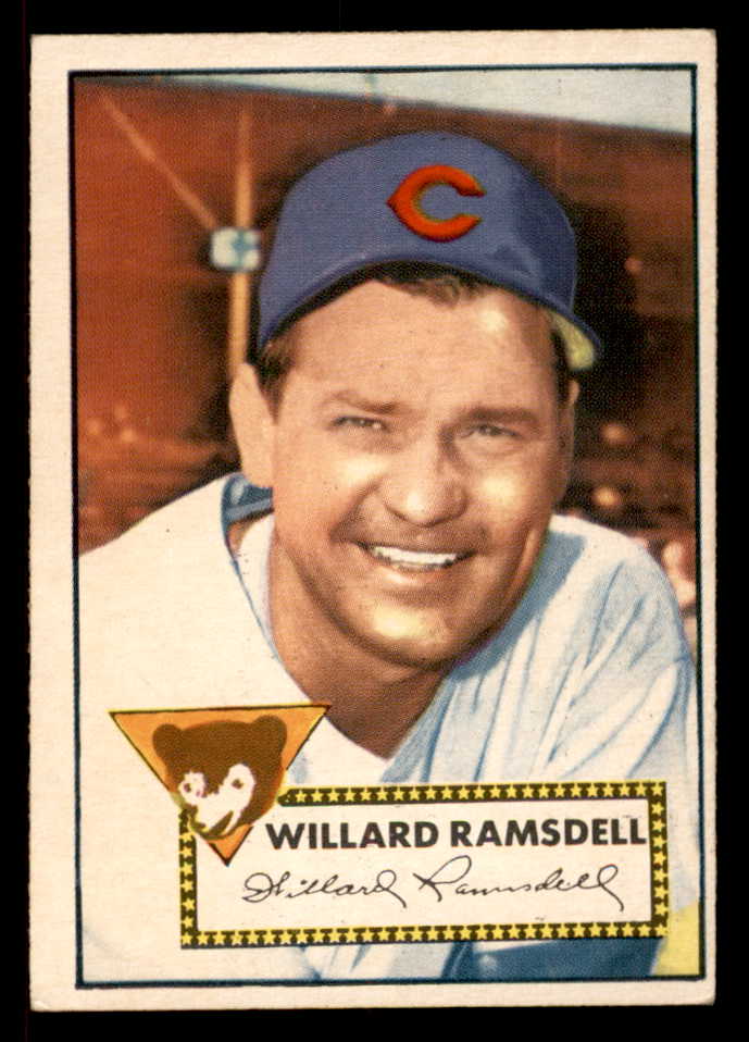 1952 Topps Baseball #114 Willard Ramsdell Cubs VG-EX 555897