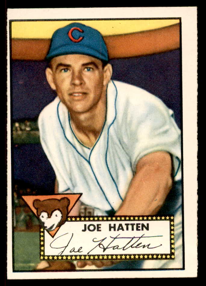 1952 Topps Baseball #194 Joe Hatten Cubs EX-MT 555904