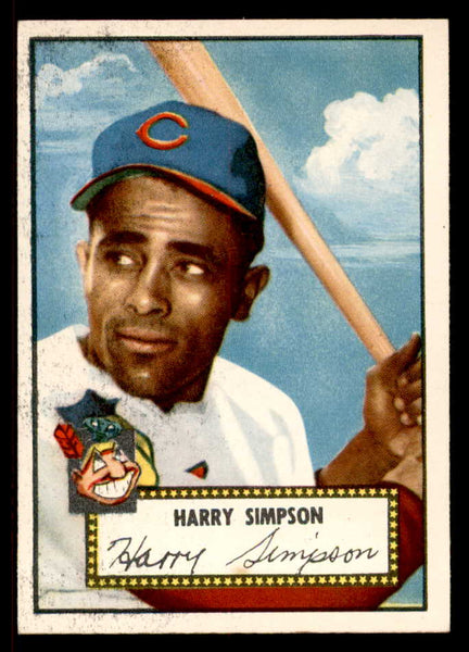 1952 Topps Baseball #193 Harry Simpson Indians EX-MT 555905
