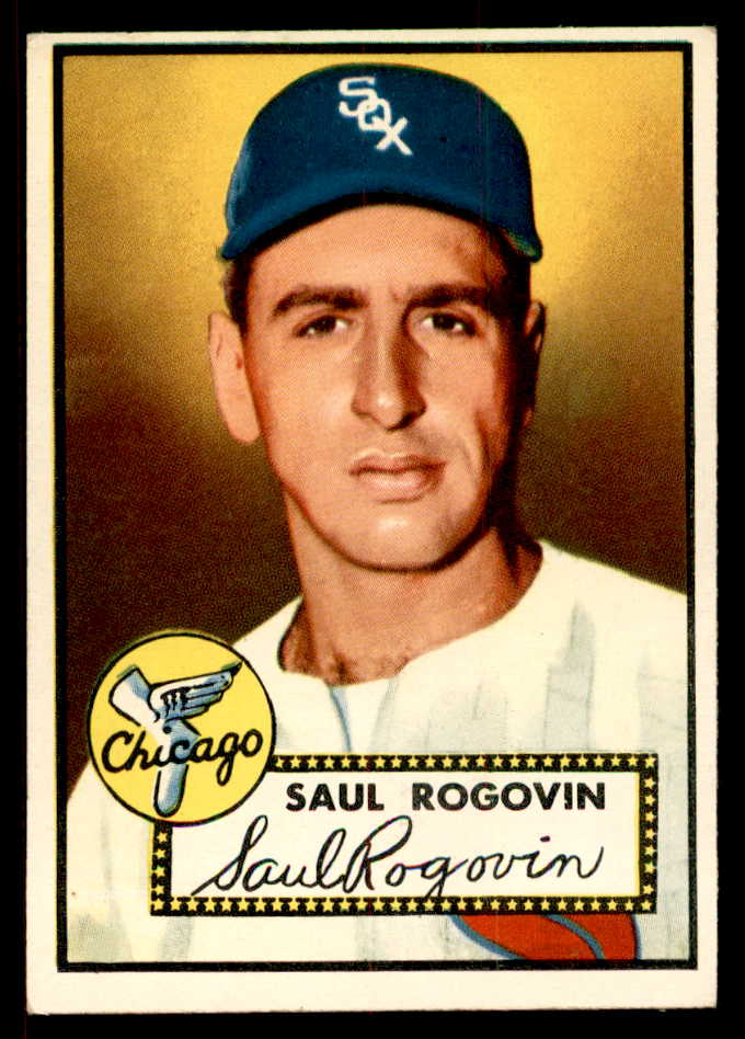 1952 Topps Baseball #159 Saul Rogovin White Sox EX-MT 555909