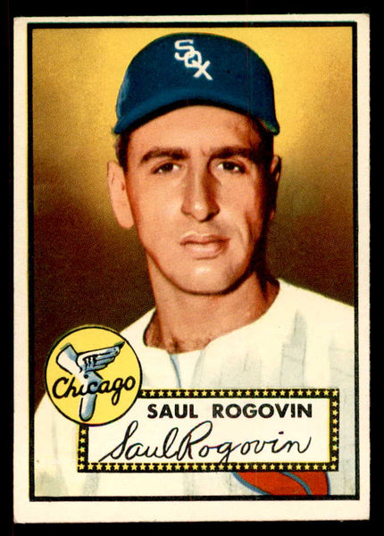 1952 Topps Baseball #159 Saul Rogovin White Sox EX-MT 555909