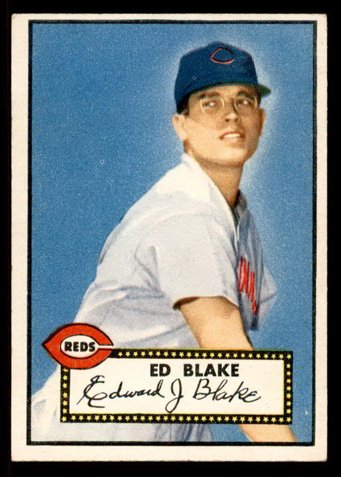 1952 Topps Baseball #144 Ed Blake Reds EX-MT 555914