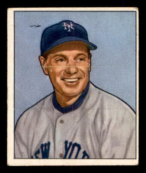 1950 Bowman Baseball #220 Leo Durocher Giants VG-EX No Copyright 555938