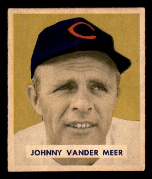 1949 Bowman Baseball #128 Johnny Vander Meer Reds EX-MT 555941