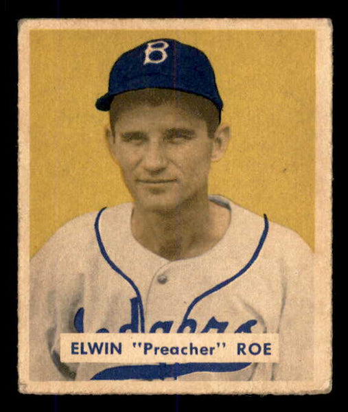 1949 Bowman Baseball #162 Preacher Roe Dodgers VG-EX 555946