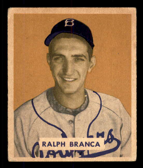 1949 Bowman Baseball #194 Ralph Branca Dodgers VG-EX 555952