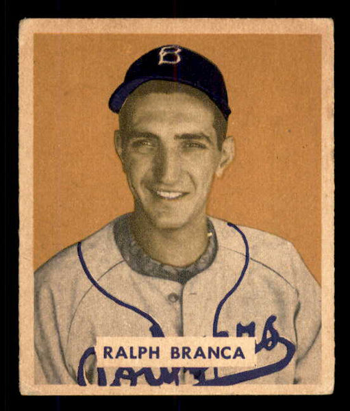 1949 Bowman Baseball #194 Ralph Branca Dodgers VG-EX 555952
