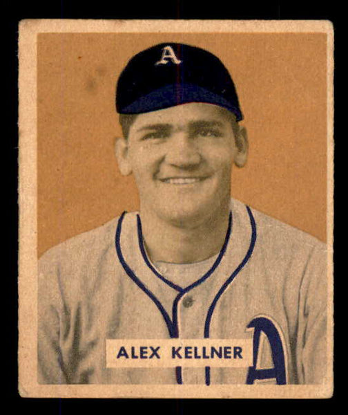 1949 Bowman Baseball #222 Alex Kellner A's VG-EX 555961