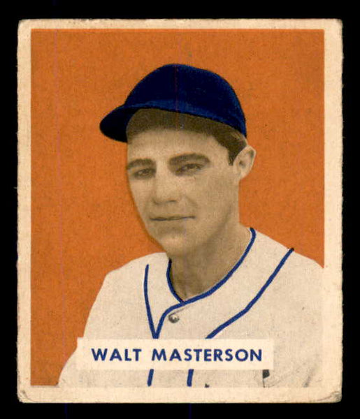 1949 Bowman Baseball #157 Walt Masterson Senators VG-EX 555965