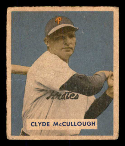1949 Bowman Baseball #163 Clyde Mccullough Pirates VG-EX 555967