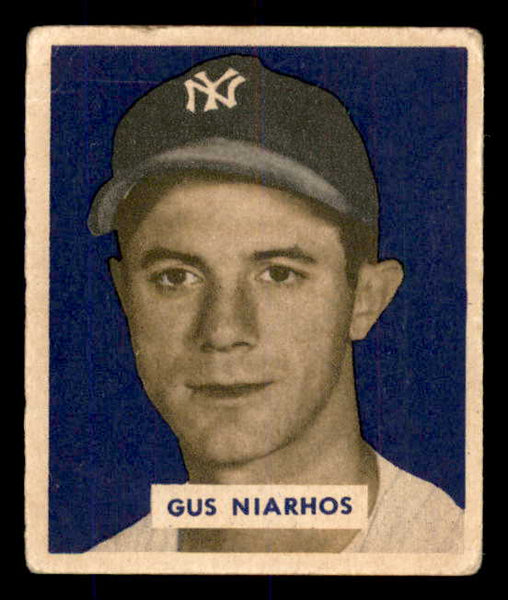 1949 Bowman Baseball #181 Gus Niarhos Yankees VG-EX 555968