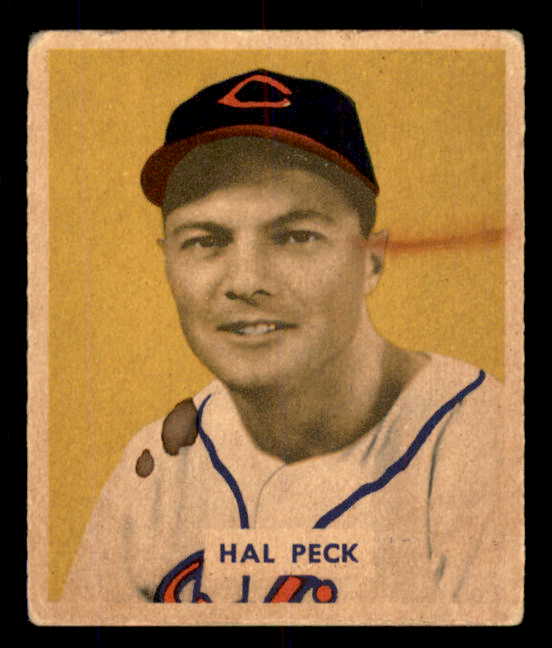 1949 Bowman Baseball #182 Hal Peck Indians VG-EX 555969