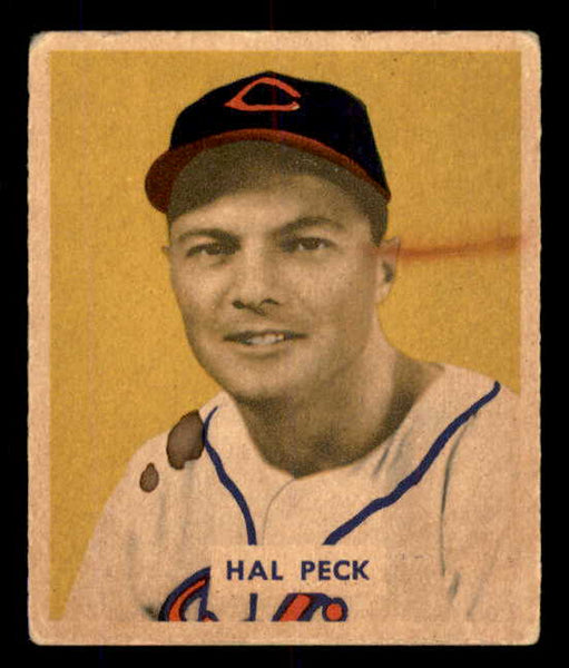 1949 Bowman Baseball #182 Hal Peck Indians VG-EX 555969