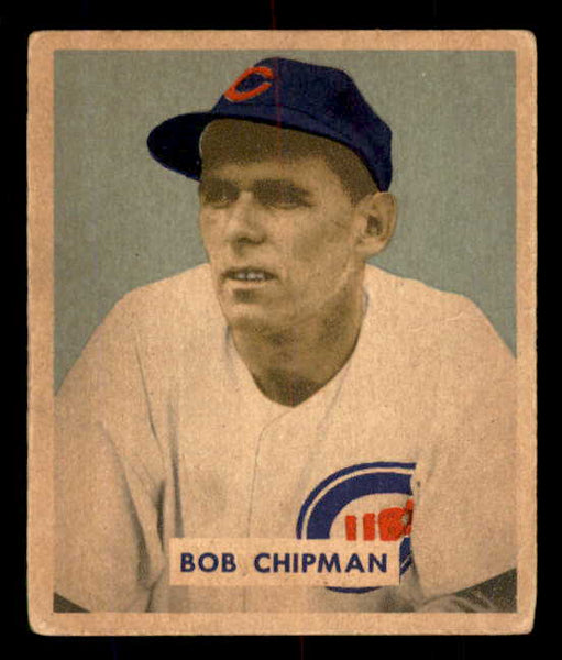 1949 Bowman Baseball #184 Bob Chipman Cubs VG-EX 555970
