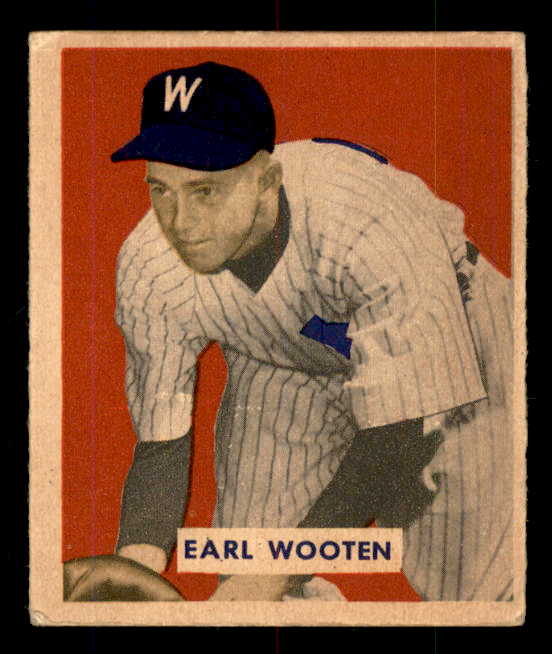 1949 Bowman Baseball #189 Earl Wooten Senators VG-EX 555972