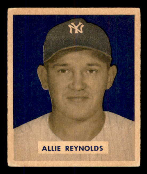 1949 Bowman Baseball #114 Allie Reynolds Yankees EX+/EX-MT 555976
