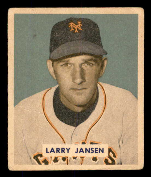 1949 Bowman Baseball #202 Larry Jansen Giants VG-EX 555990