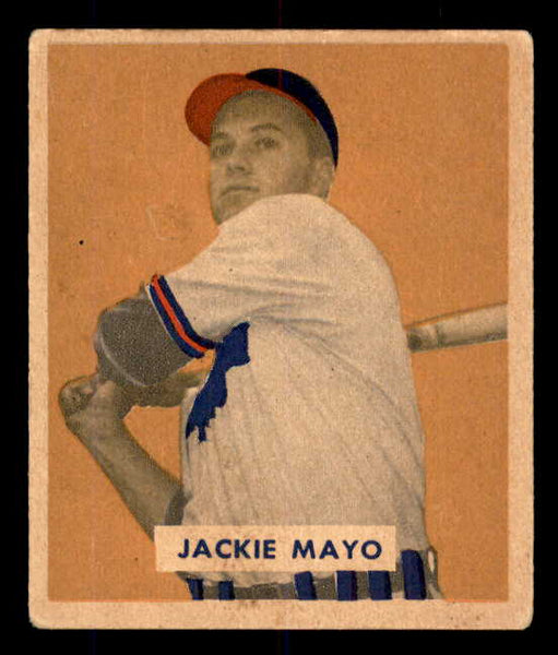 1949 Bowman Baseball #228 Jackie Mayo Phillies VG-EX 555996