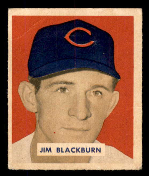 1949 Bowman Baseball #160 Jim Blackburn Reds VG-EX 556001