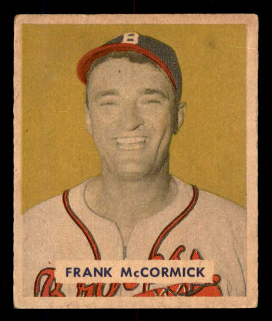 1949 Bowman Baseball #239 Frank McCormick Braves EX 556003