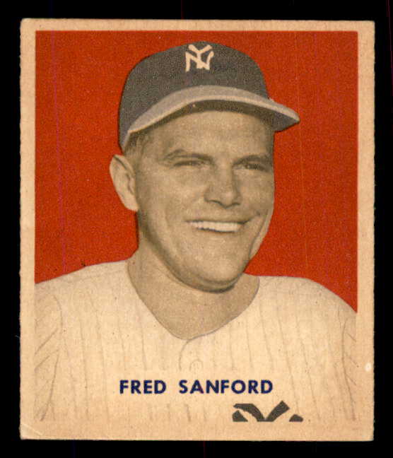 1949 Bowman Baseball #236 Fred Sanford Yankees EX 556004