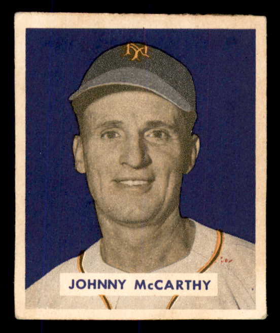 1949 Bowman Baseball #220 Johnny McCarthy Giants VG tape back 556005