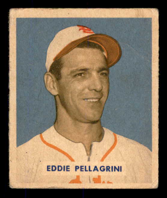 1949 Bowman Baseball #172 Eddie Pellagrini Browns VG 556010