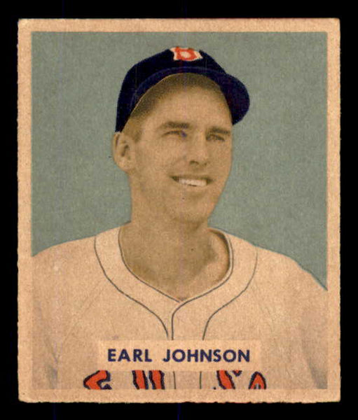 1949 Bowman Baseball #231 Earl Johnson Red Sox EX-MT 556012