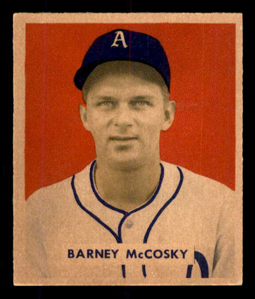 1949 Bowman Baseball #203 Barney Mccosky A's EX-MT 556024
