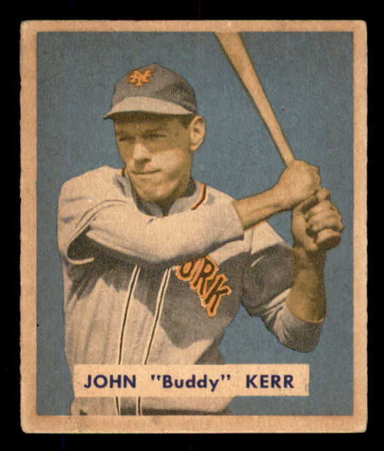 1949 Bowman Baseball #186 Buddy Kerr Giants EX-MT 556025