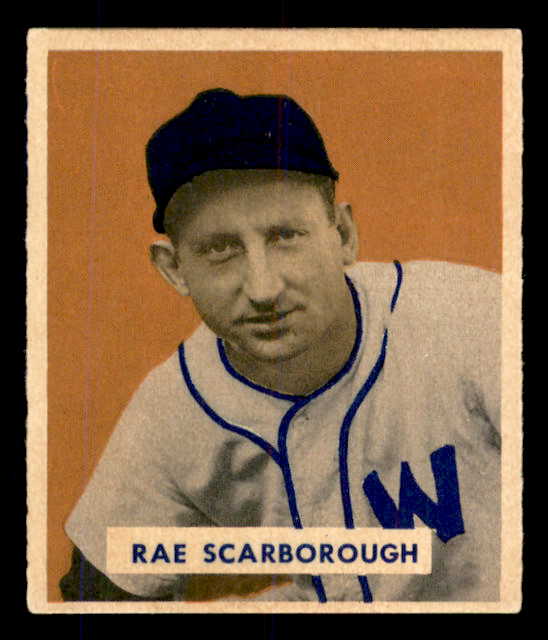 1949 Bowman Baseball #140 Ray Scarborough Senators EX-MT 556030