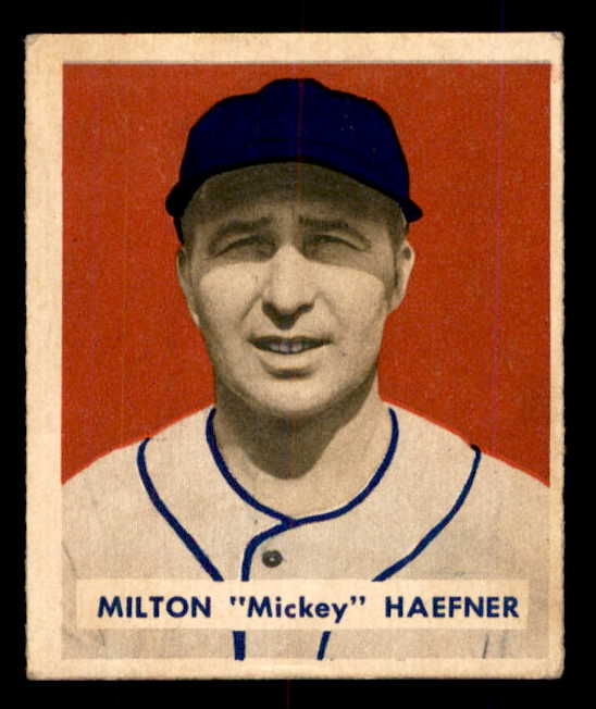 1949 Bowman Baseball #144 Mickey Haefner Senators EX-MT 556035