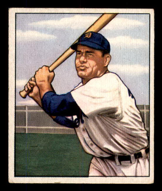 1950 Bowman Baseball #211 Charlie Keller Tigers EX 556054