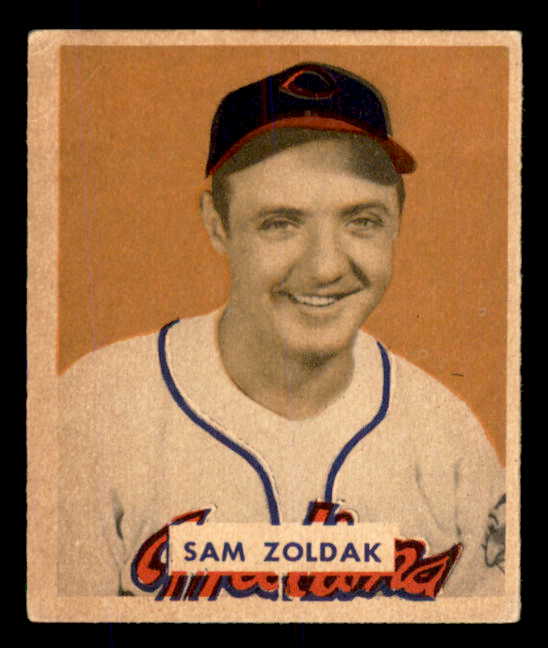 1949 Bowman Baseball #078 Sam Zoldak Indians EX-MT Name Front 556076