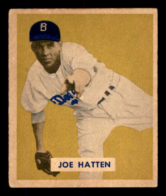 1949 Bowman Baseball #116 Joe Hatten Dodgers EX-MT 556097