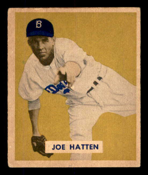 1949 Bowman Baseball #116 Joe Hatten Dodgers EX-MT 556097