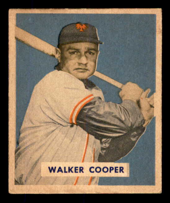1949 Bowman Baseball #117 Walker Cooper Giants EX-MT 556098