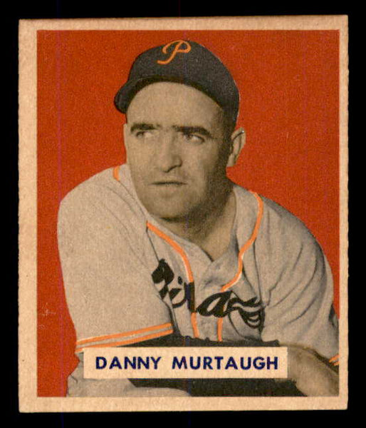1949 Bowman Baseball #124 Danny Murtaugh Pirates EX-MT Script 556101